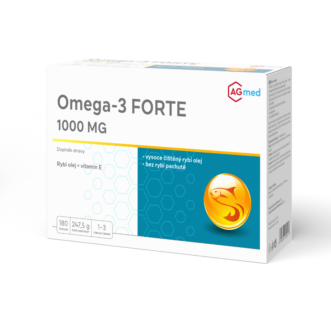 Omega-3 rybí olej forte AGmed 180 tbl.